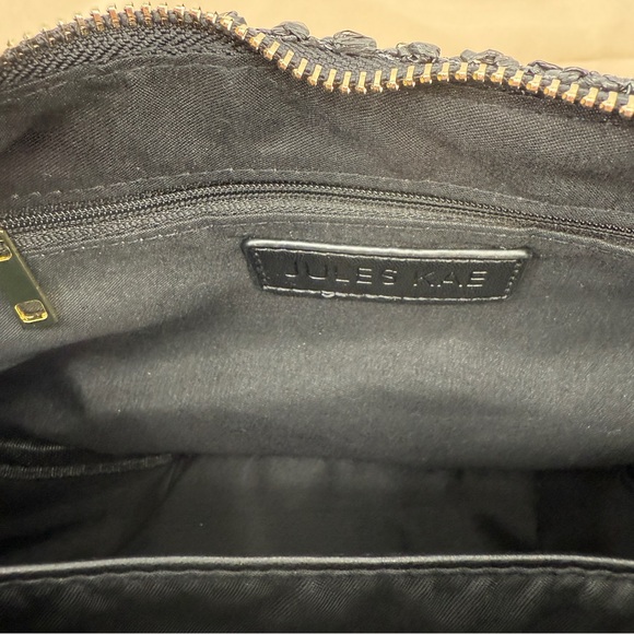 JULES KAE - Woven Hobo Bag with Braided Strap - Picture 3 of 7